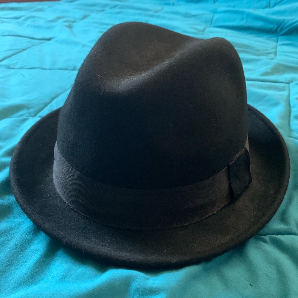 H&M Black Wool Fedora